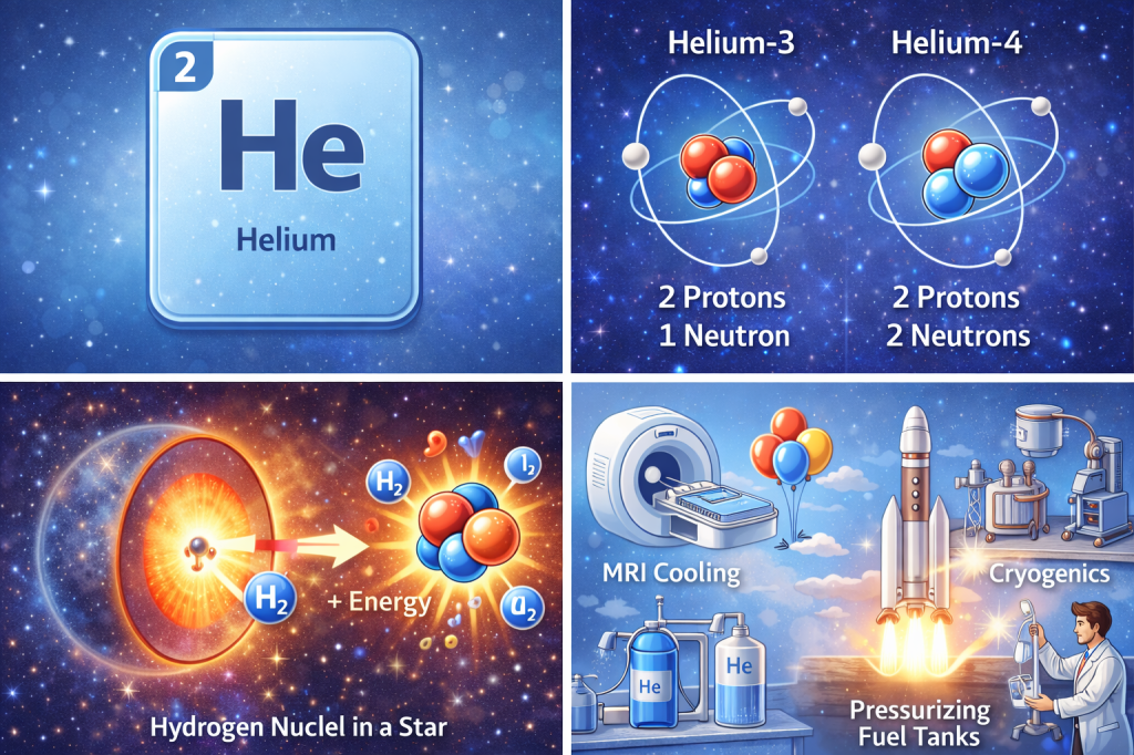 Revisiting Helium (He): The Element that Defies Chemistry and enables Modern&nbsp;Science