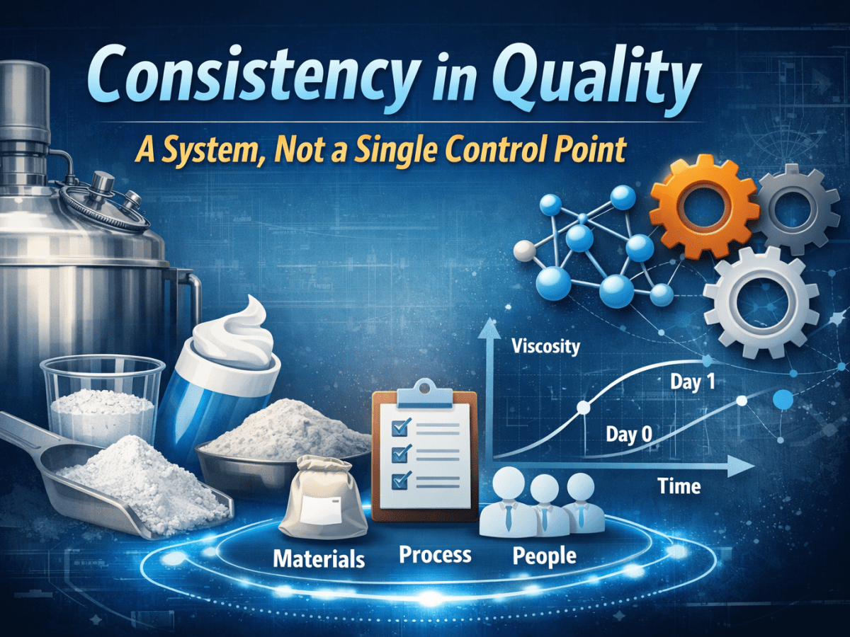 Consistency in Quality Is a System — Not a Single Control&nbsp;Point