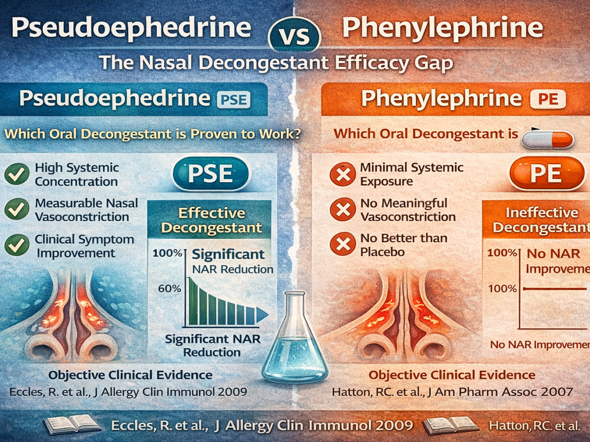 The Evidence Speaks: Why Pseudoephedrine Works — and Why That&nbsp;Matters