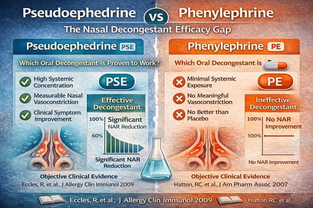 The Evidence Speaks: Why Pseudoephedrine Works — and Why That Matters