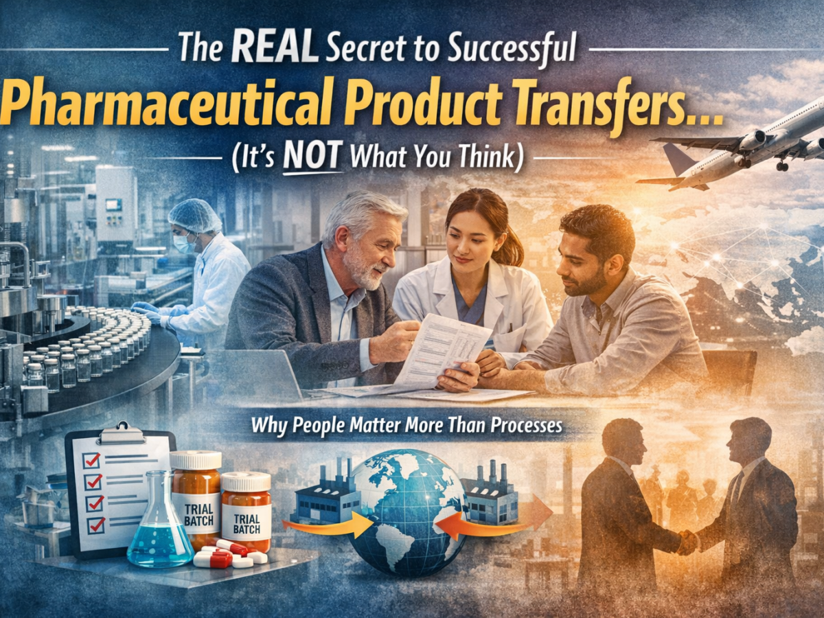 The REAL Secret to Successful Pharmaceutical Product Transfers Isn’t What You&nbsp;Think