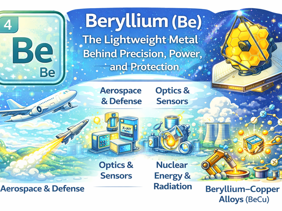 Revisiting Beryllium (Be): The Lightweight Metal Behind Precision, Power, and&nbsp;Protection